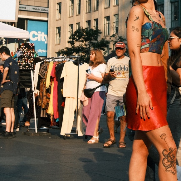 Crop Top Floral - free size - Corset Vintage Tapestry Handmade - Picture 3 of 3